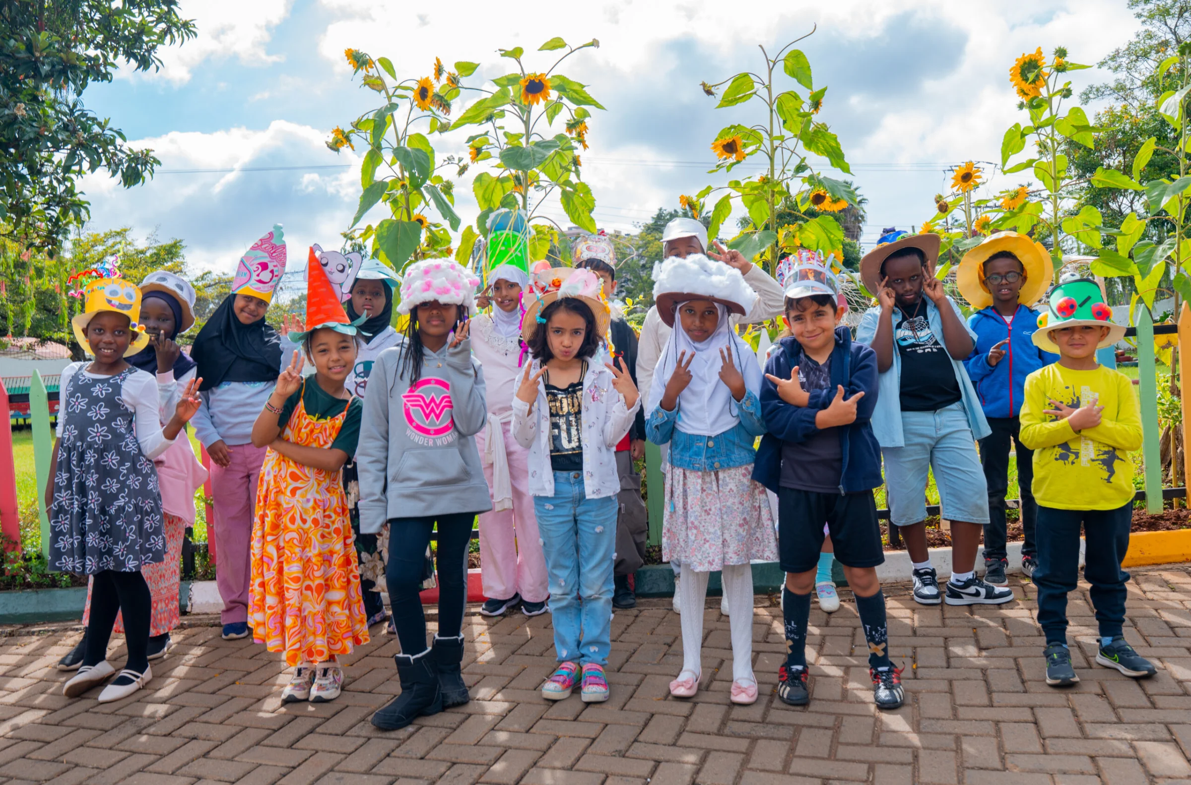 Learners on the playground